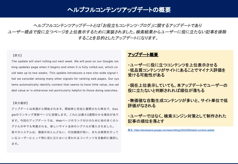ヘルプコンテンツアップデートの傾向と対策