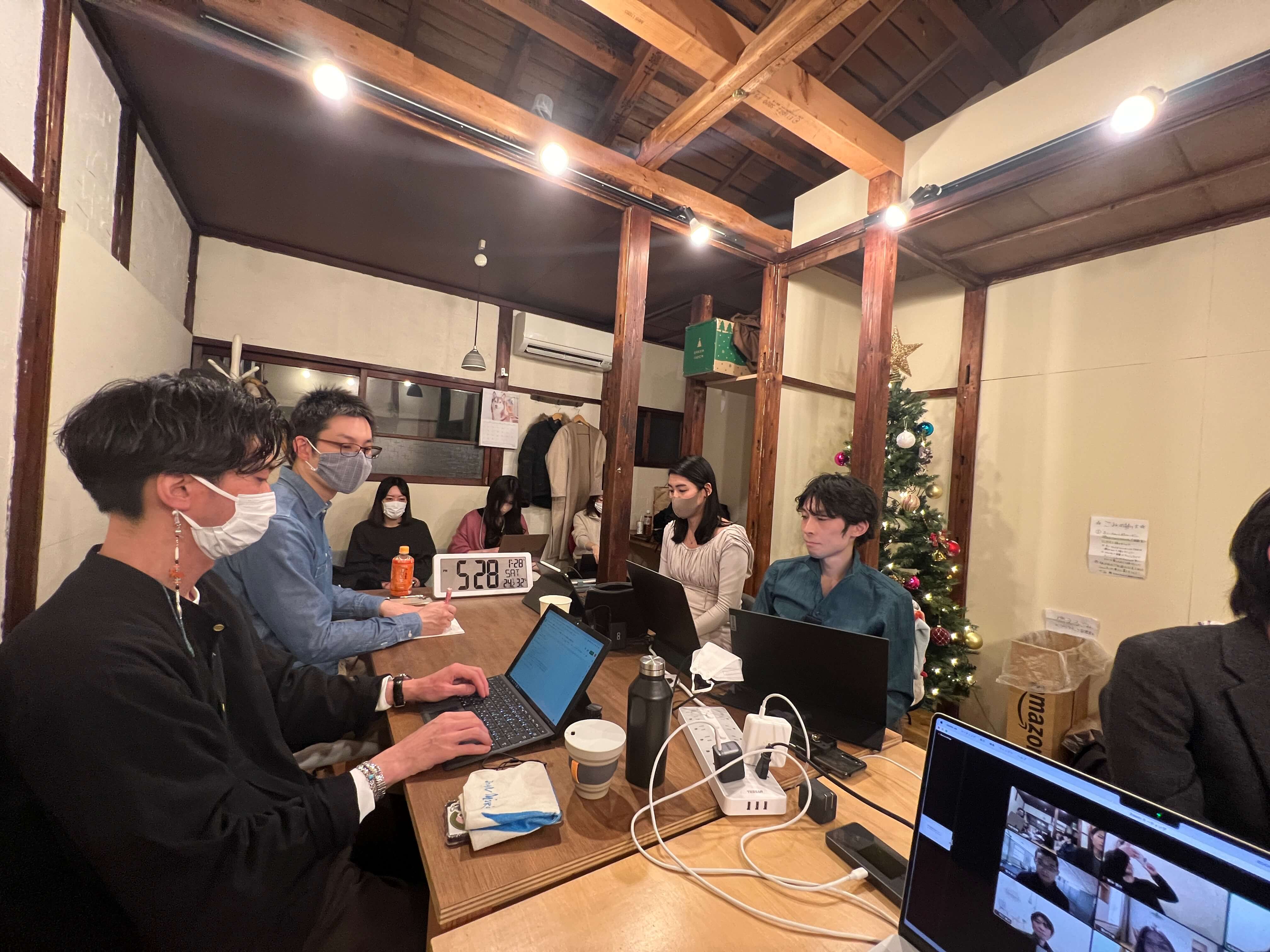 （フリーランスSEO対策講座・スクールWEBMARKSの）懇親会