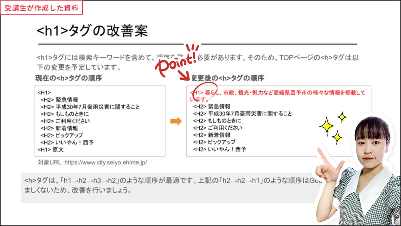 h1タグの改善案